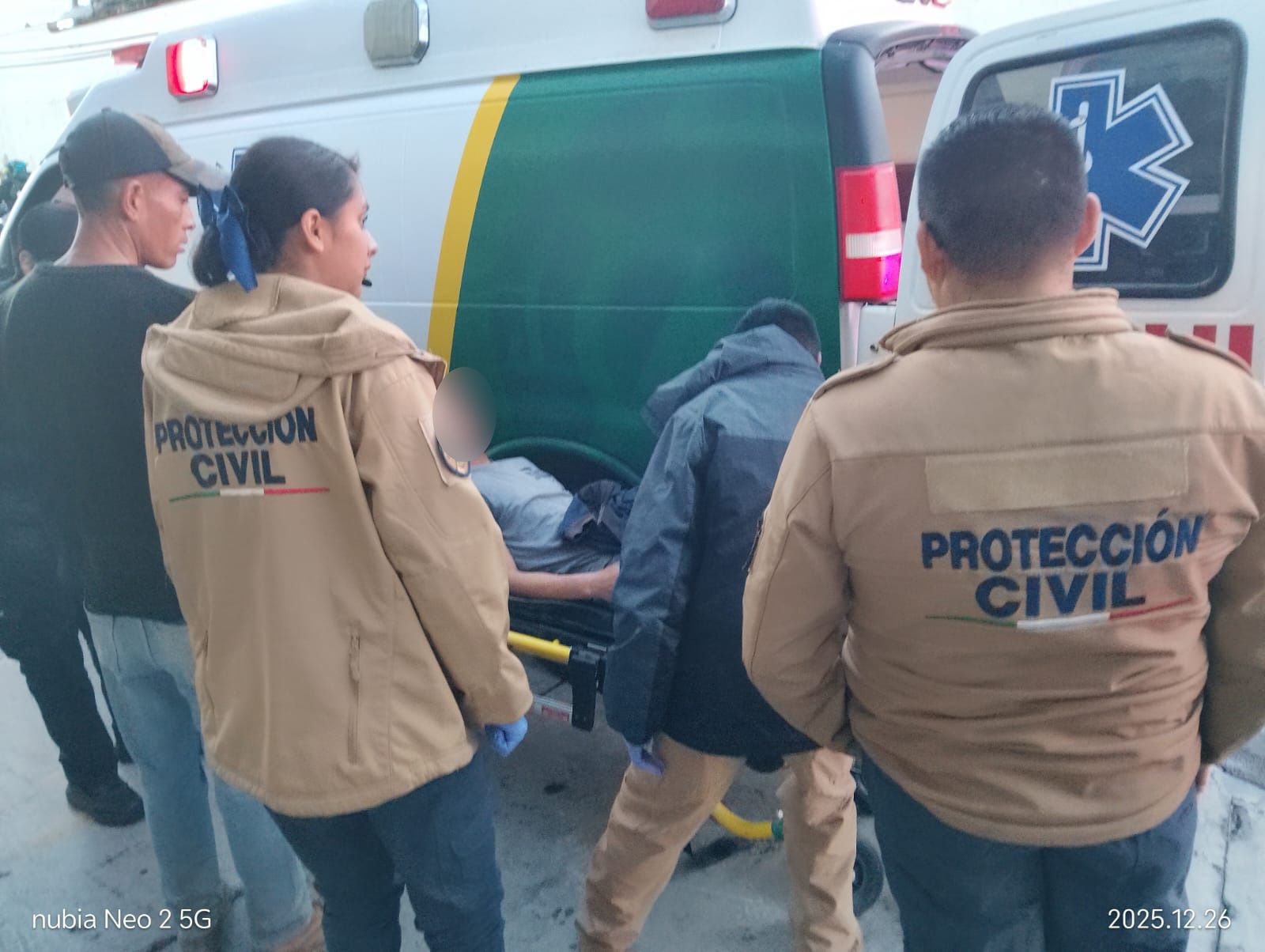 Atiende Seguridad Pública reporte de persona lesionada por arma de fuego en Huamantla